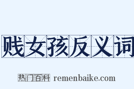 贱女孩反义词是什么意思的图片